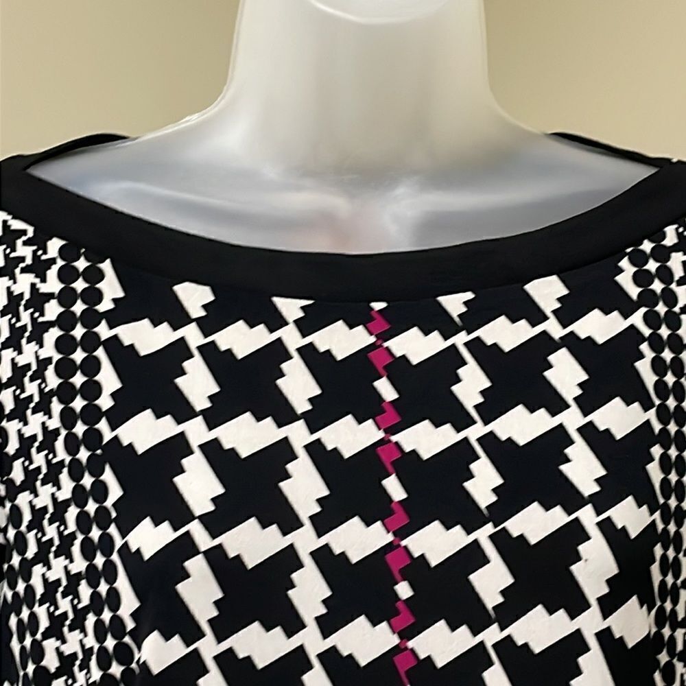 Nwotlaundry By Design Houndstooth Pattern Dress. … - image 2